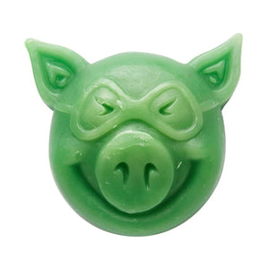 PIG HEAD SKATE WAX GREEN