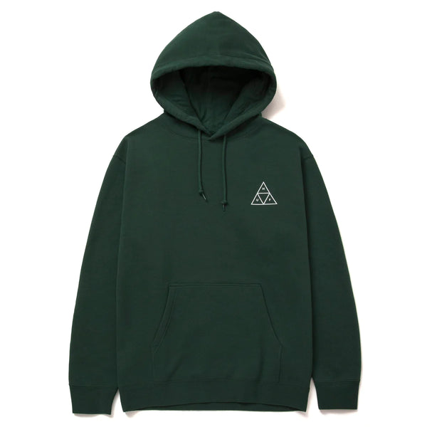 HUF ESSENTIAL FOREST GREEN HOODIE (LARGE)
