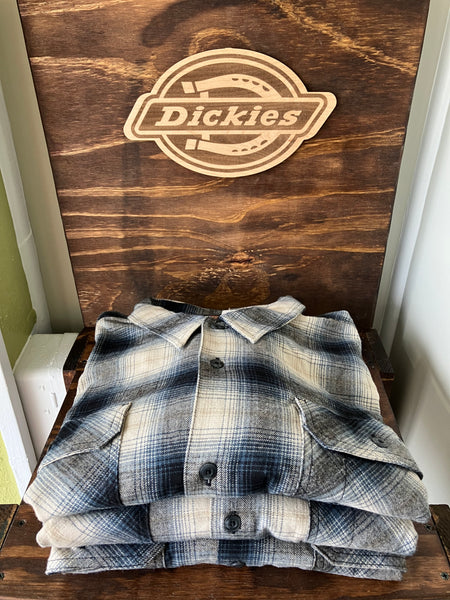DICKIES SKATEBOARDING SANDOVAL BRUSHED FLANNEL BUTTON UP